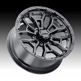 Ultra 126BK Warmonger 6 Gloss Black Custom Truck Wheels 2